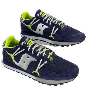 Saucony Shoes Mens Sz 8.5 Womens Sz 10 Purple White Jazz DST Running Worn Once